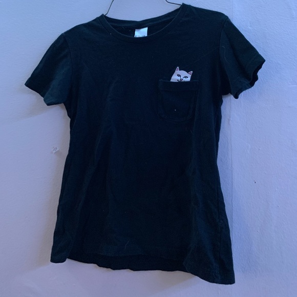 Cat shirt with🖕🏼 - Picture 1 of 2